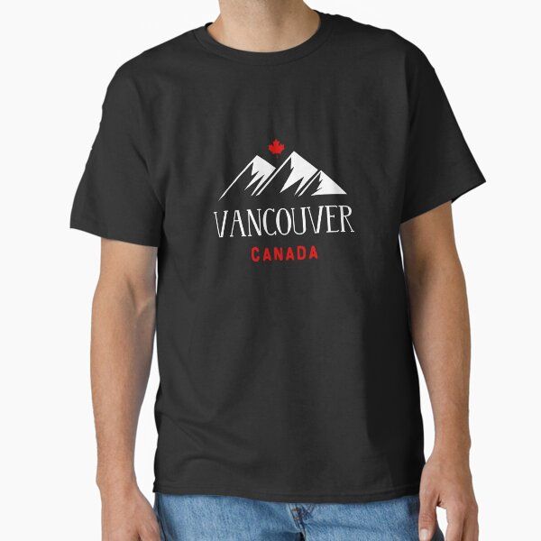 Cool Vancouver Canada Mountains Maple Leaf Dark Color